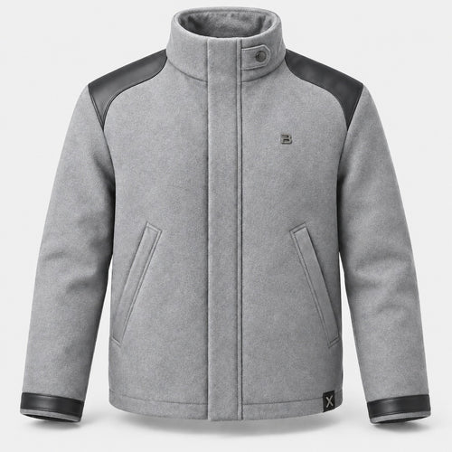 BIMOOX Ardelon Winterjacke – Hellgrau – Vorne