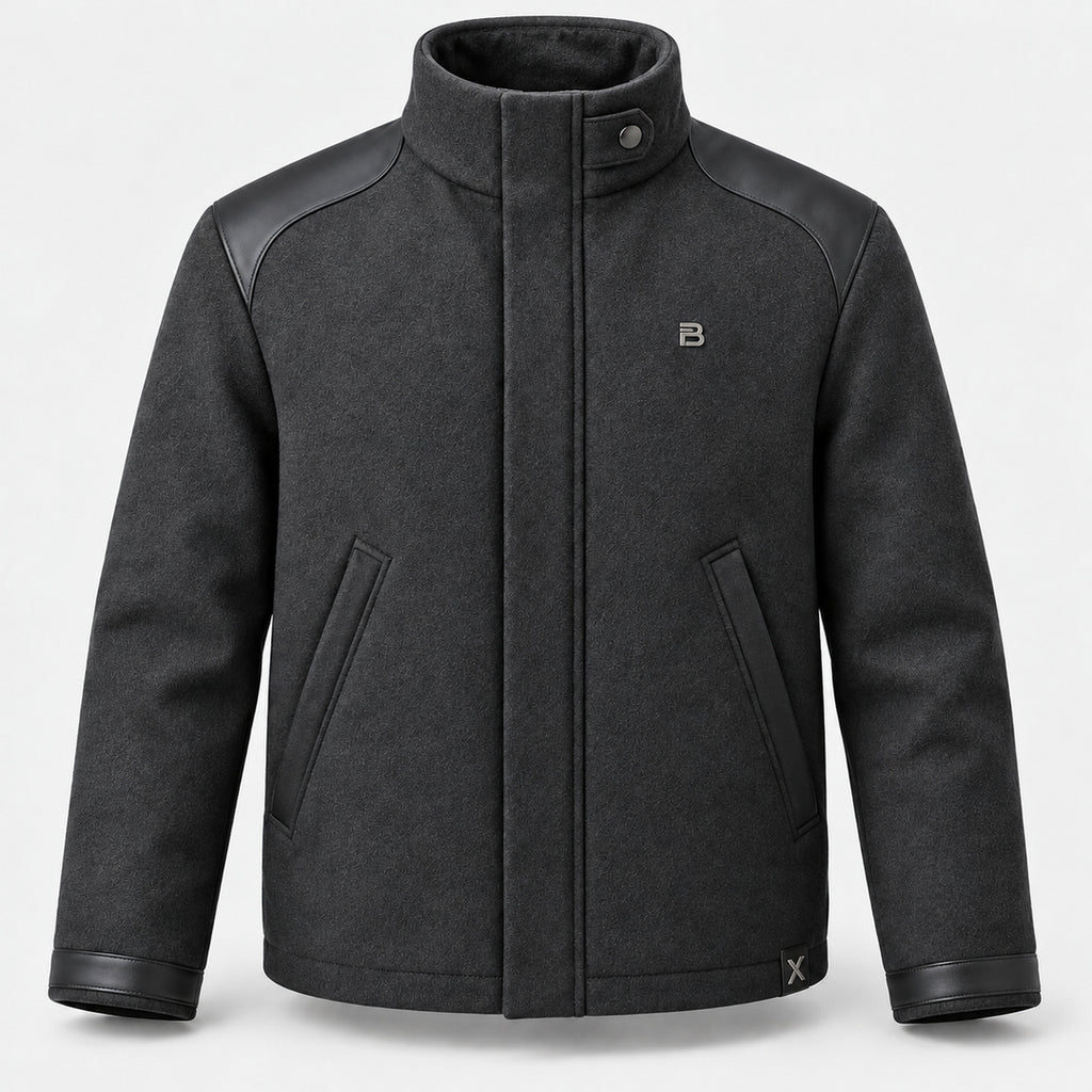 BIMOOX Ardelon Winterjacke – Grau – Vorne