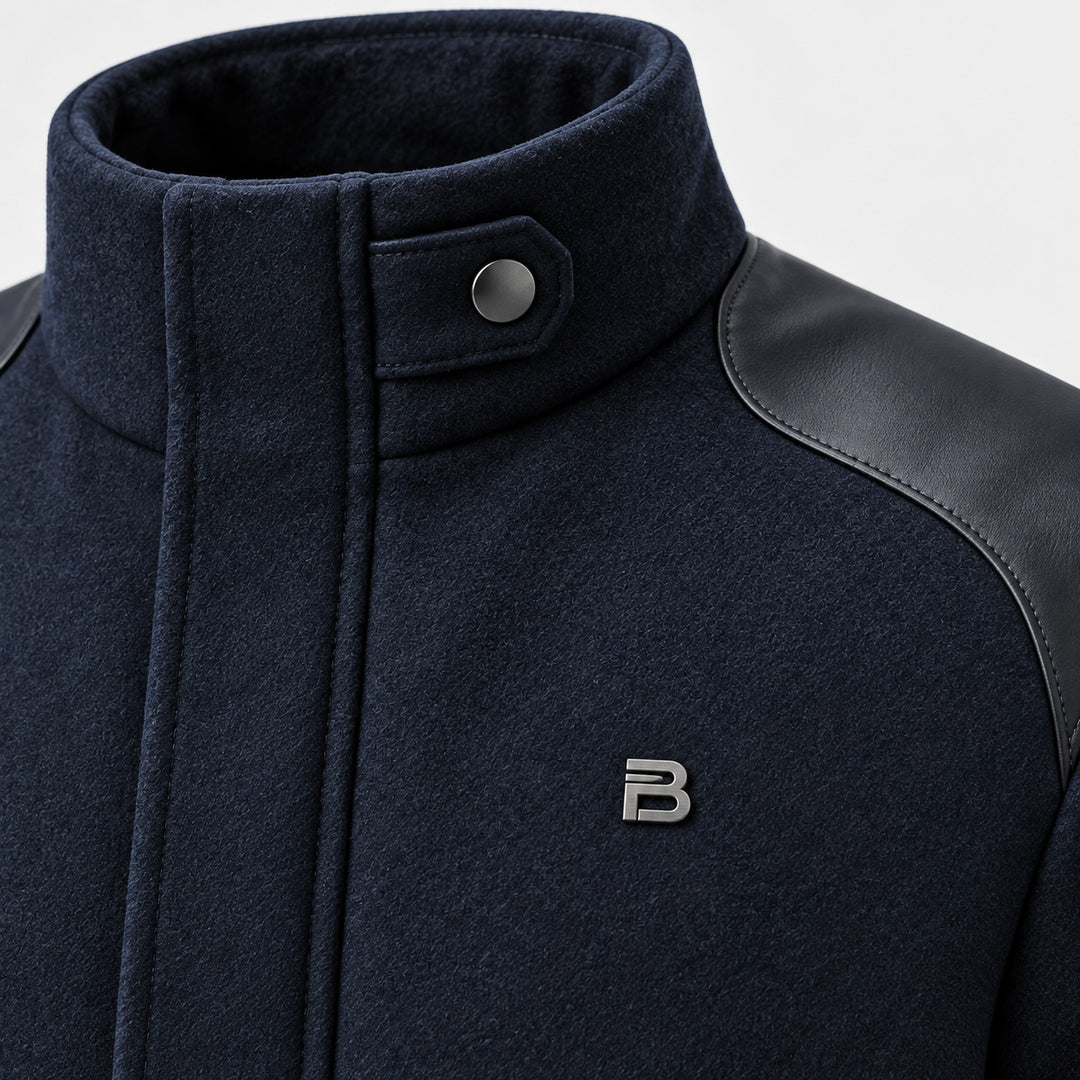 BIMOOX Ardelon Winterjacke – Navy – Detail