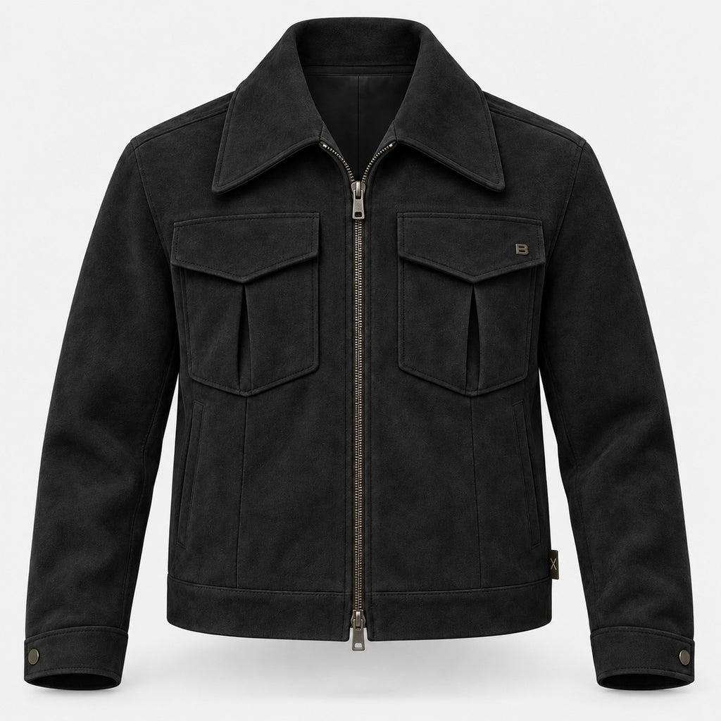 BIMOOX Korvian Winterjacke – Schwarz – Vorne