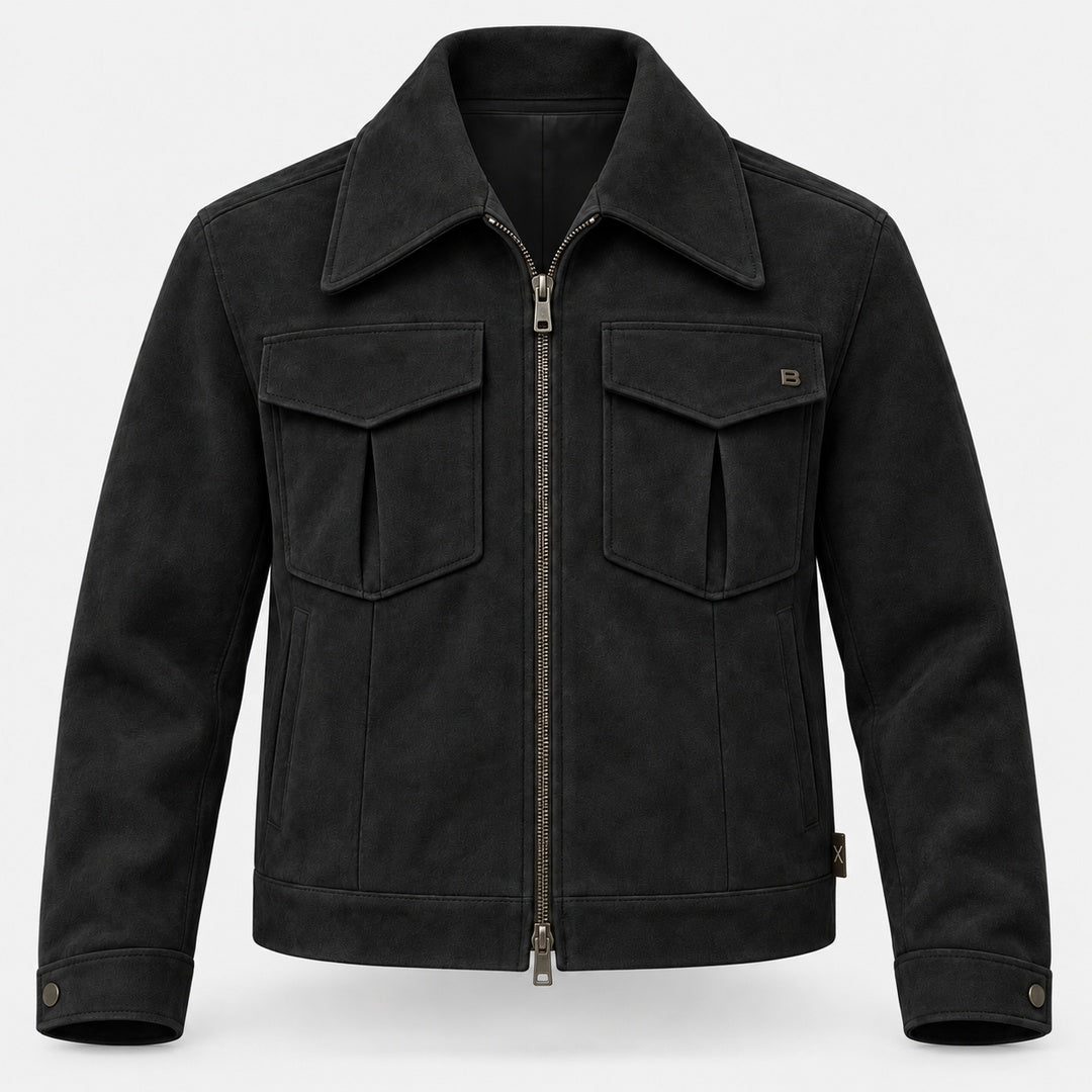 BIMOOX Korvian Winterjacke – Schwarz – Vorne