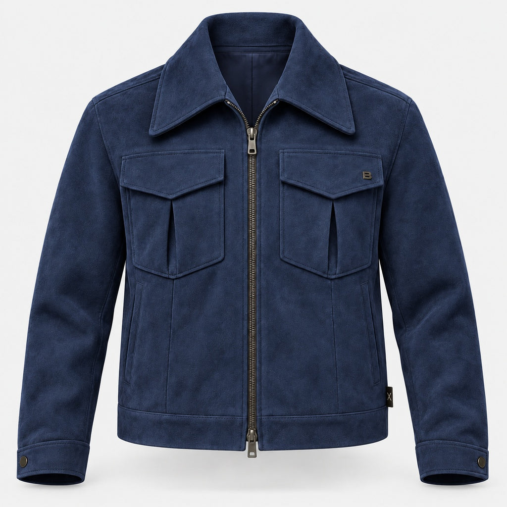 BIMOOX Korvian Winterjacke – Navy – Vorne