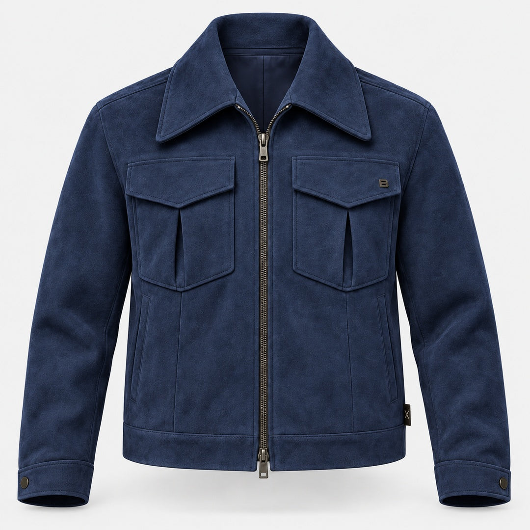 BIMOOX Korvian Winterjacke – Navy – Vorne