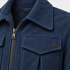 BIMOOX Korvian Winterjacke – Navy – Detail