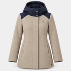BIMOOX Navello Winterjacke – Beige-Navy – Vorne