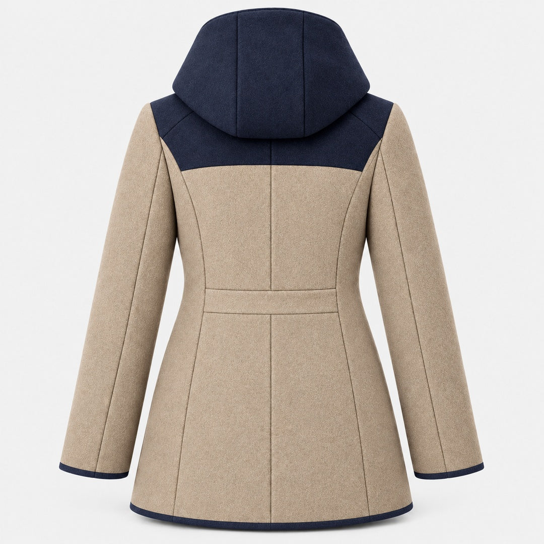 BIMOOX Navello Winterjacke – Beige-Navy – Hinten