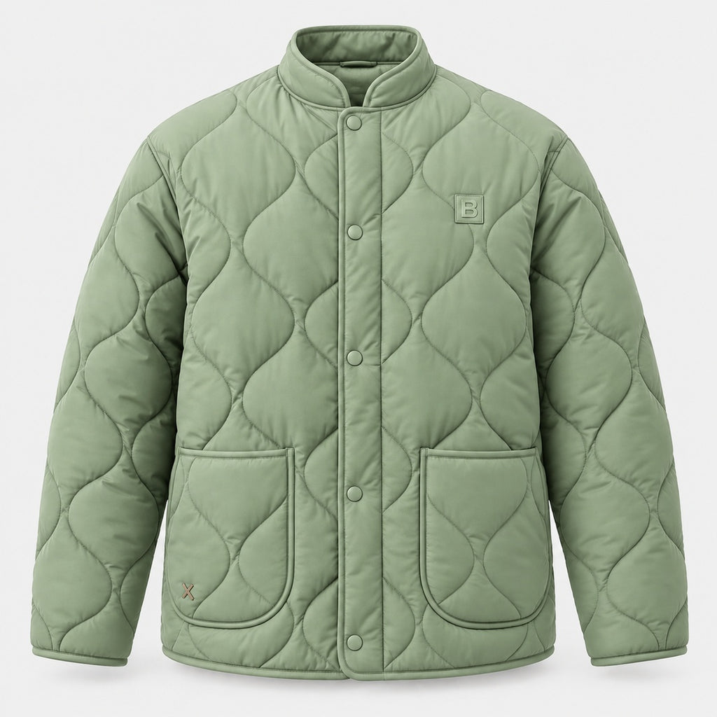 BIMOOX Elunara Winterjacke – Hellgrün – Vorne