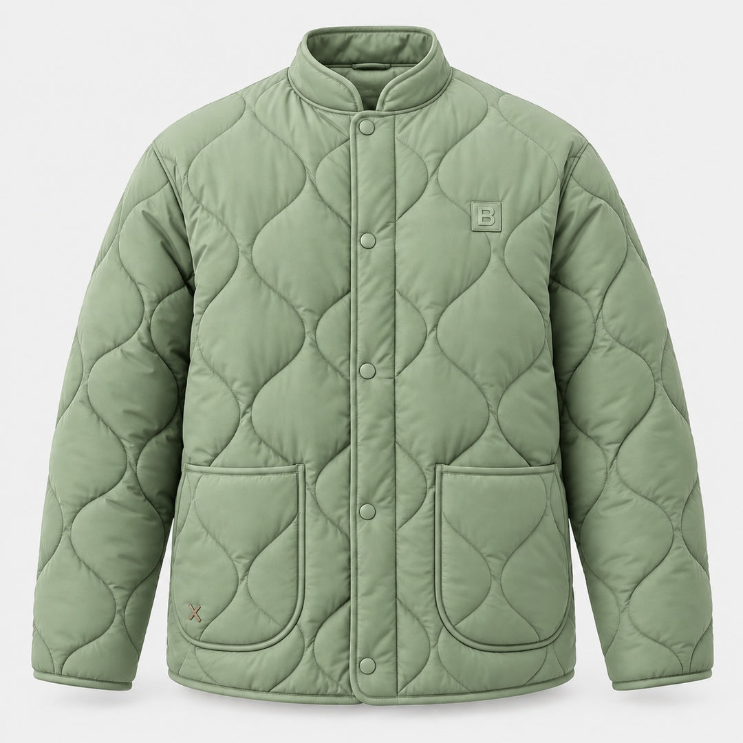 BIMOOX Elunara Winterjacke – Hellgrün – Vorne