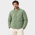 BIMOOX Elunara Winterjacke – Hellgrün – Model-Mann