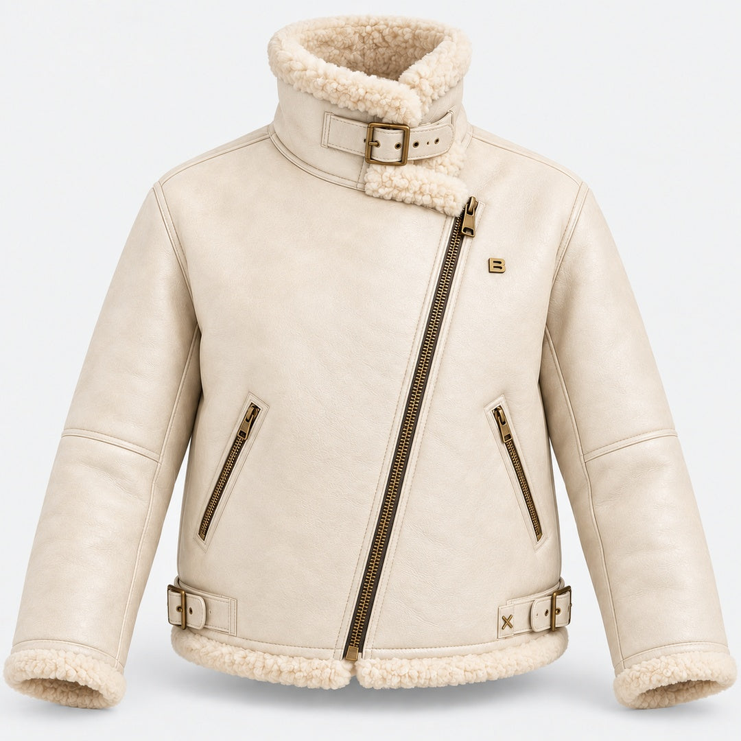 BIMOOX Sovelle Winterjacke – Cremeweiß – Vorne