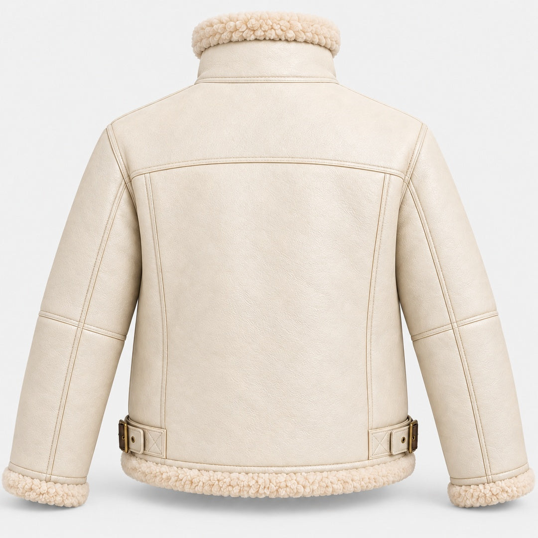BIMOOX Sovelle Winterjacke – Cremeweiß – Hinten