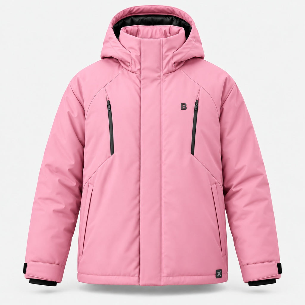 BIMOOX Mirevya Winterjacke – Rosa – Vorne