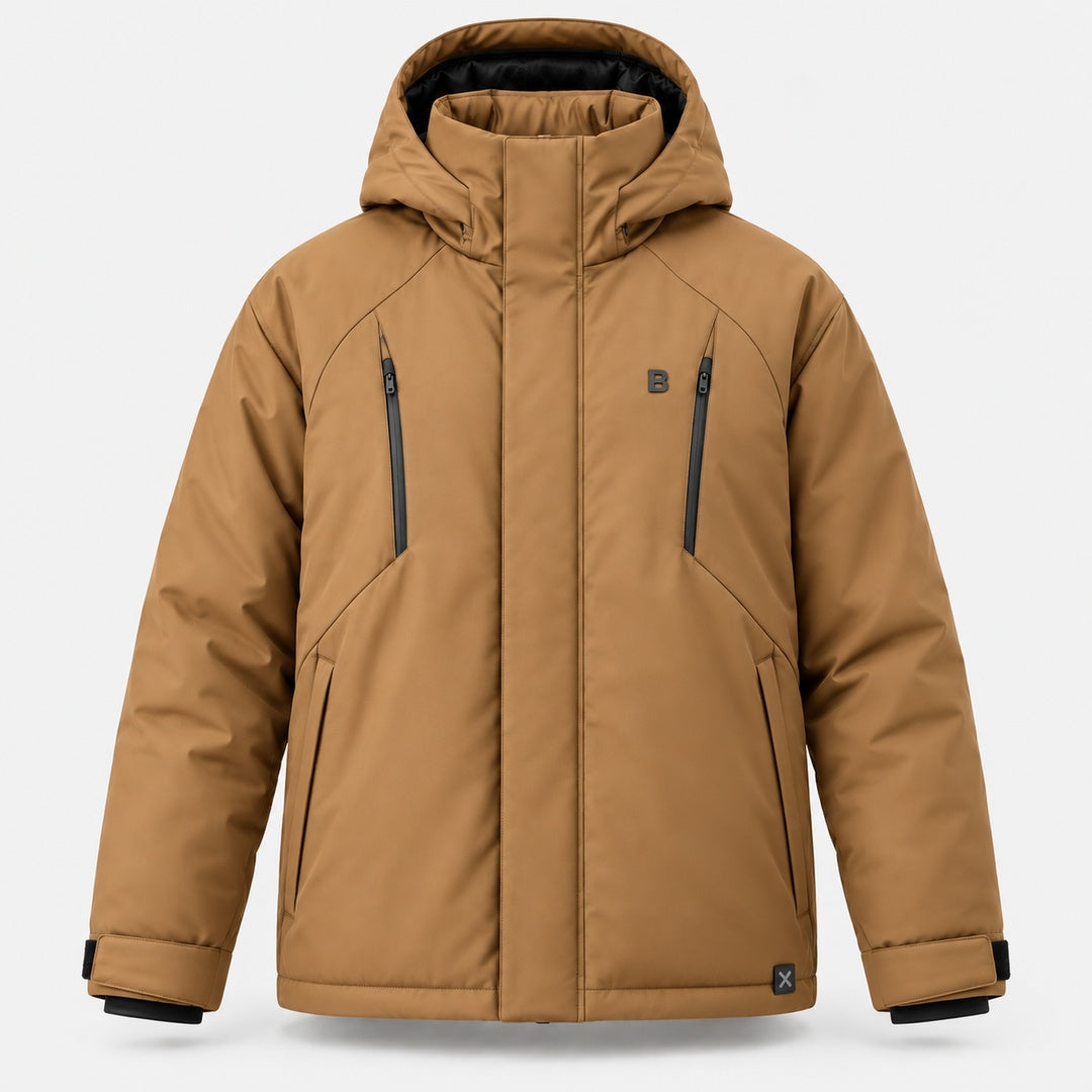 BIMOOX Mirevya Winterjacke – Camel – Vorne