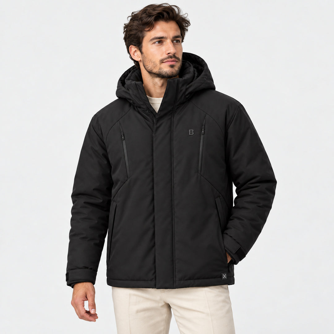 BIMOOX Mirevya Winterjacke – Schwarz – Model-Mann