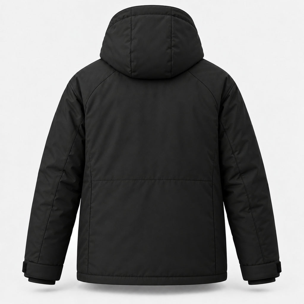 BIMOOX Mirevya Winterjacke – Schwarz – Hinten