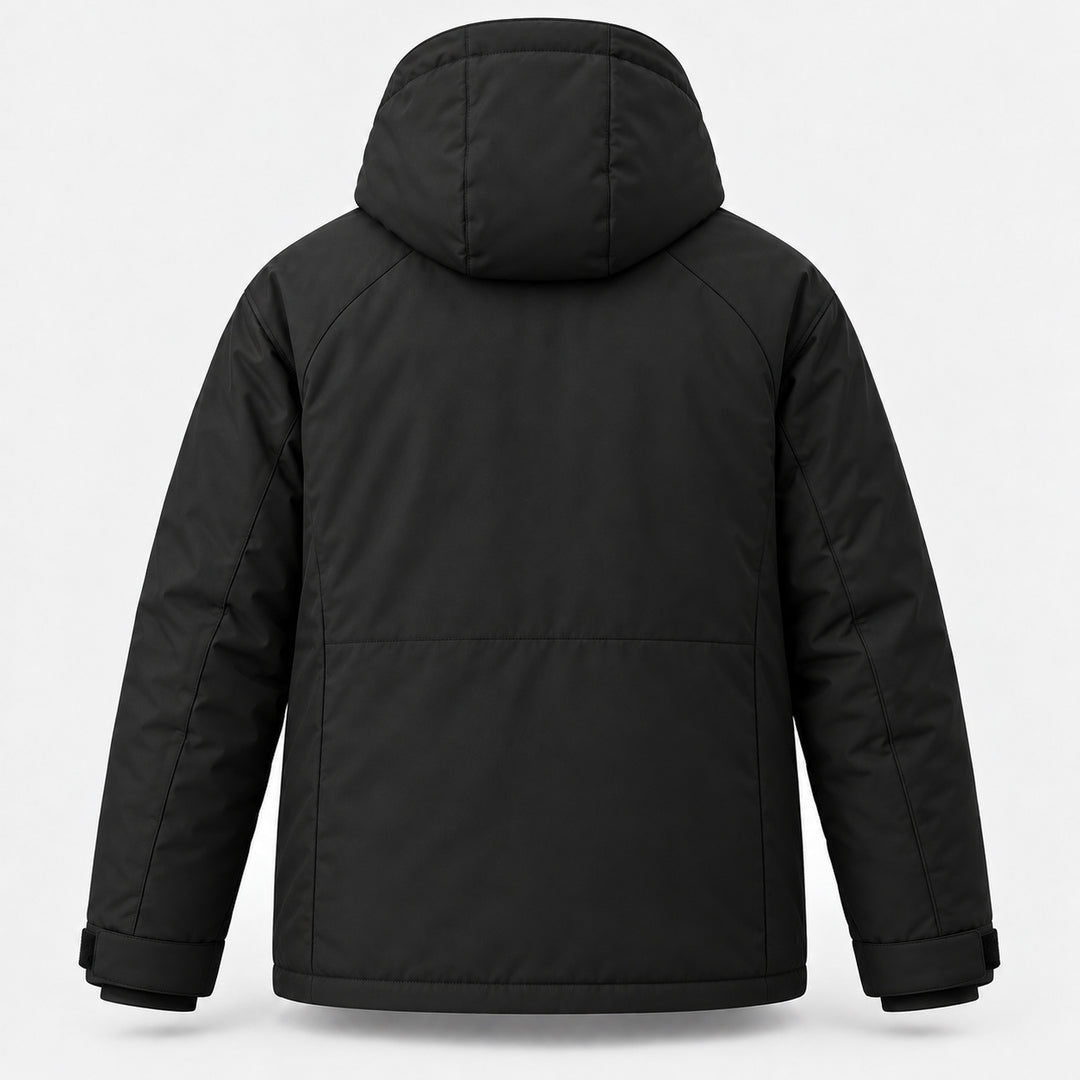 BIMOOX Mirevya Winterjacke – Schwarz – Hinten
