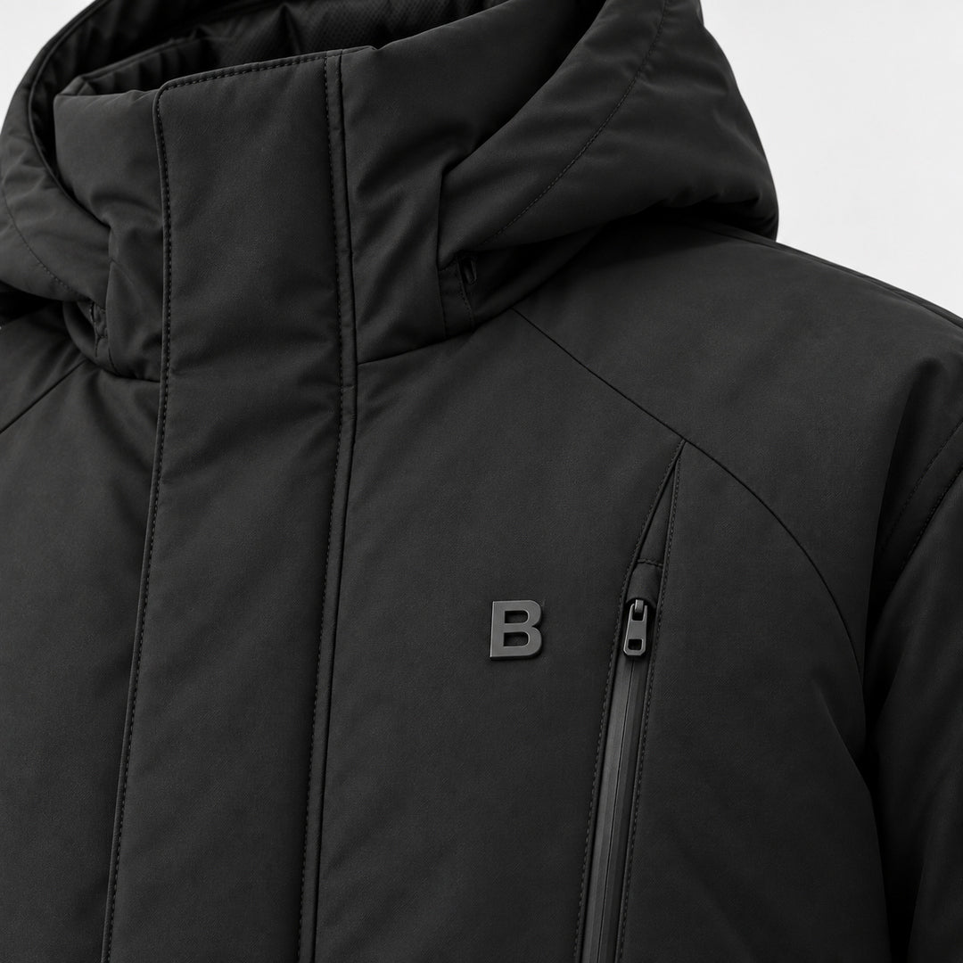 BIMOOX Mirevya Winterjacke – Schwarz – Detail
