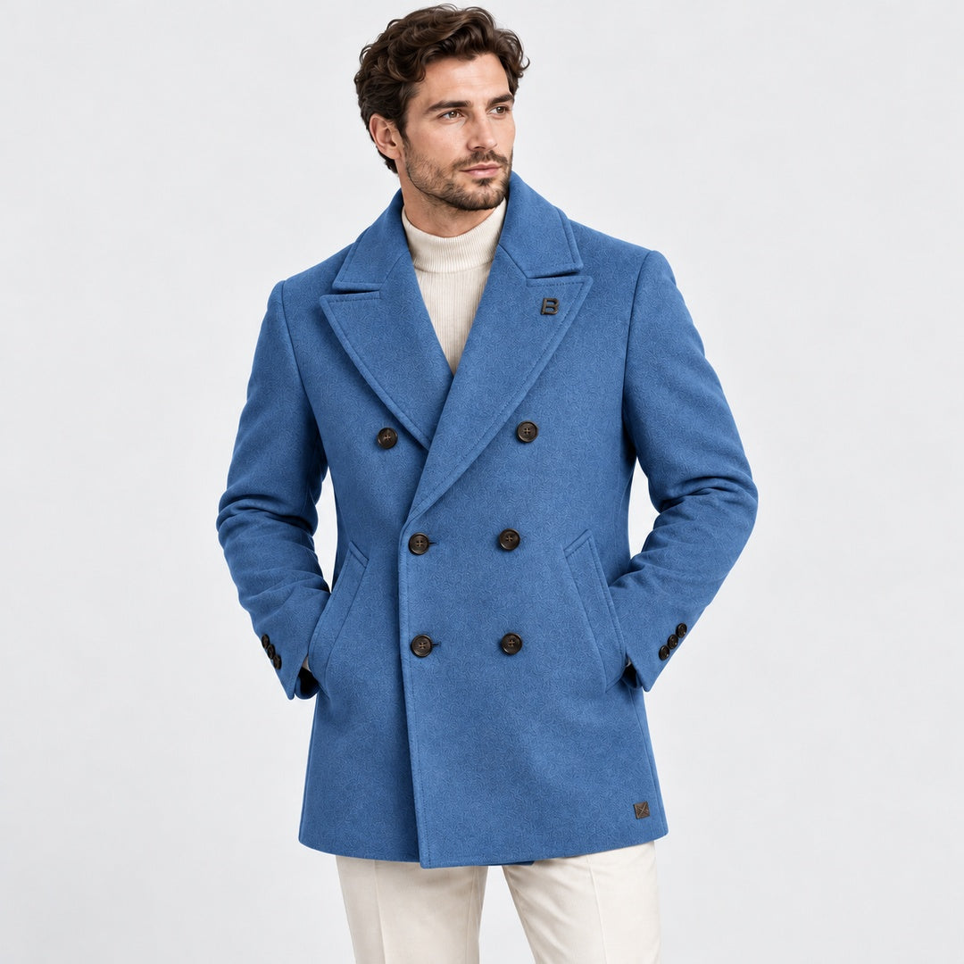 BIMOOX Tavelle Winterjacke – Blau – Model-Mann