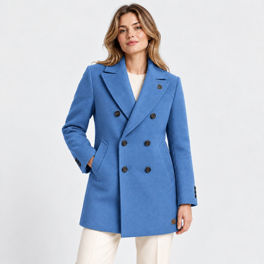 BIMOOX Tavelle Winterjacke – Blau – Model-Frau