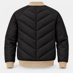 BIMOOX Orlena Winterjacke – Schwarz-Beige – Hinten