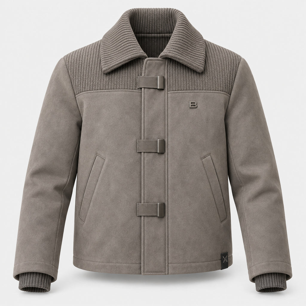BIMOOX Venro Winterjacke – Grau – Vorne