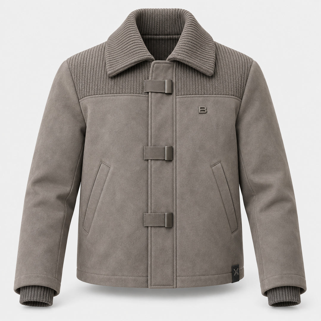 BIMOOX Venro Winterjacke – Grau – Vorne