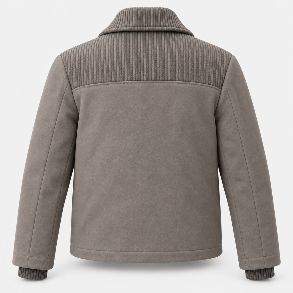 BIMOOX Venro Winterjacke – Grau – Hinten