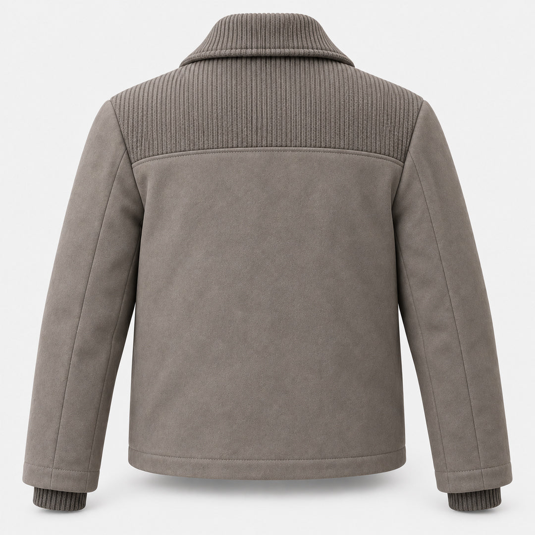 BIMOOX Venro Winterjacke – Grau – Hinten