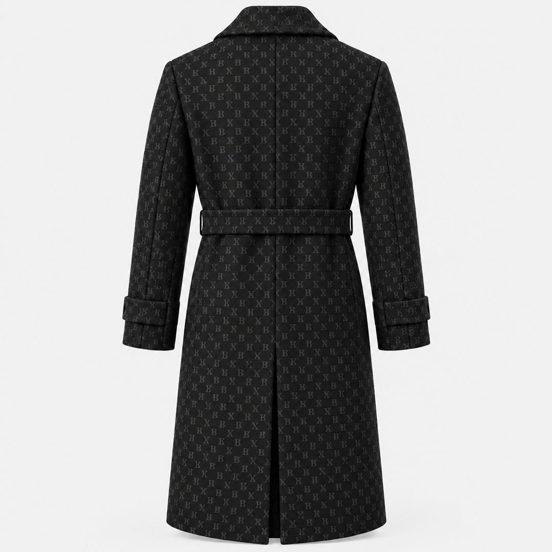 BIMOOX Orenza Winterjacke – Schwarz mit Monogramm – Hinten