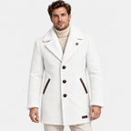 BIMOOX Alvessa Winterjacke – Weiß – Model-Mann