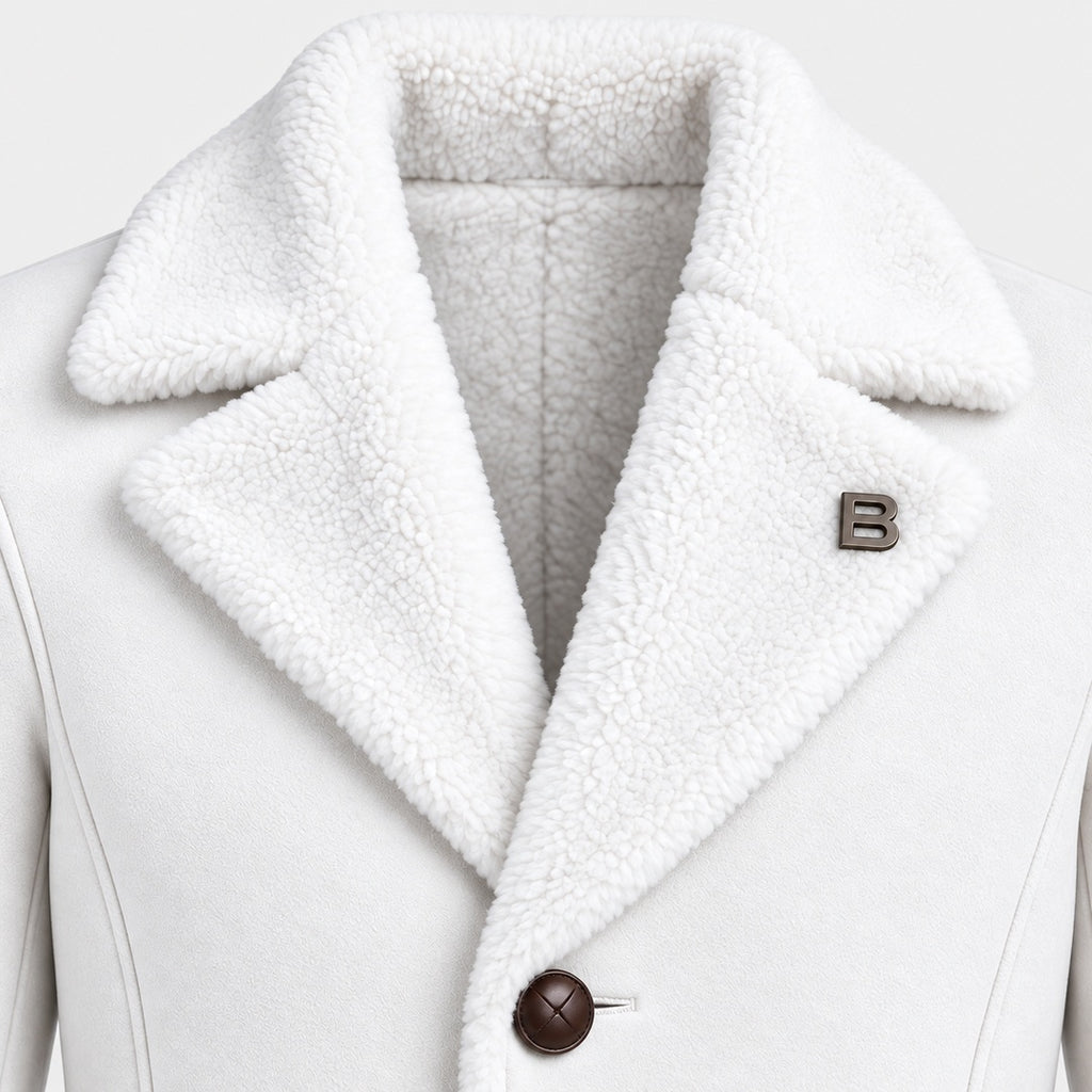 BIMOOX Alvessa Winterjacke – Weiß – Detail