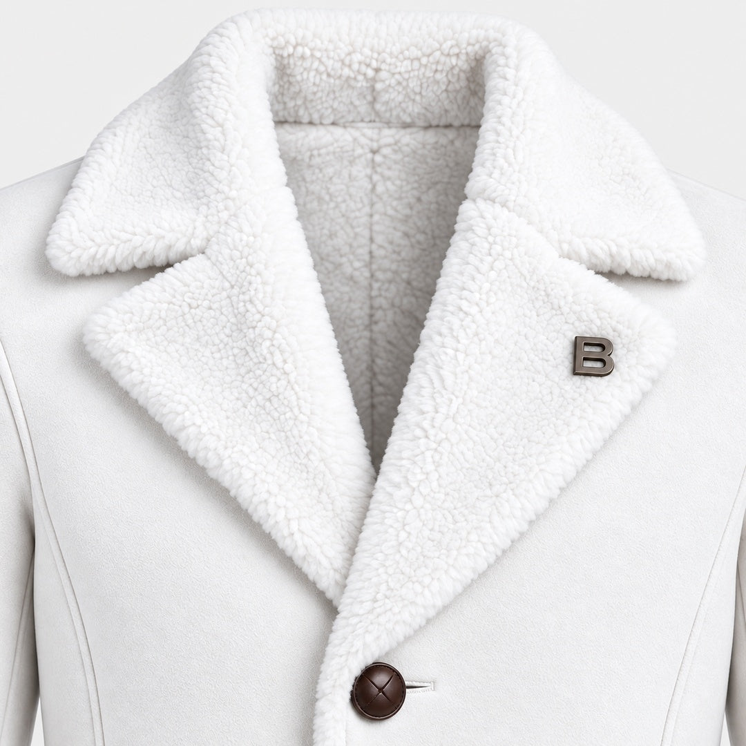 BIMOOX Alvessa Winterjacke – Weiß – Detail