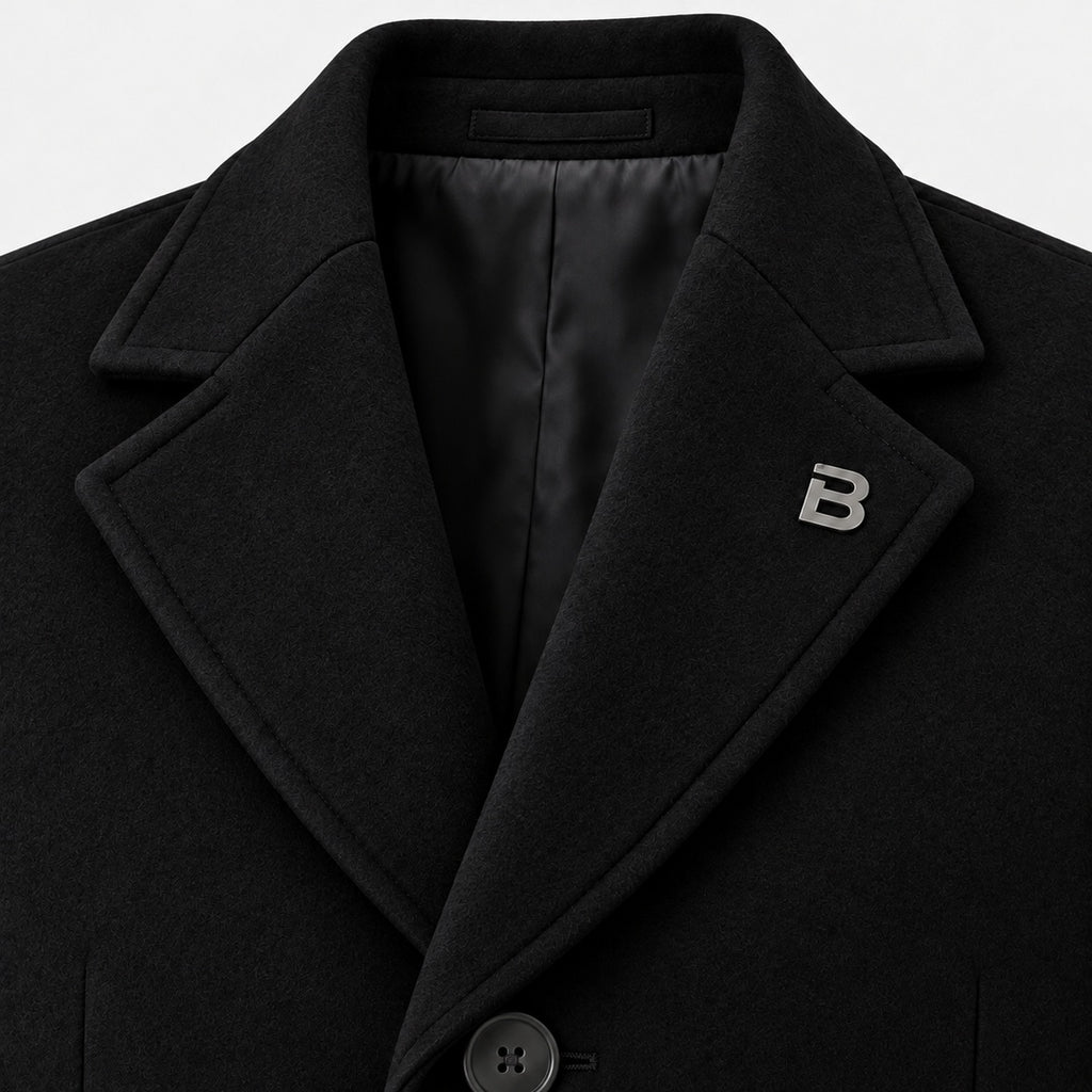 BIMOOX Kavor Winterjacke – Schwarz – Detail