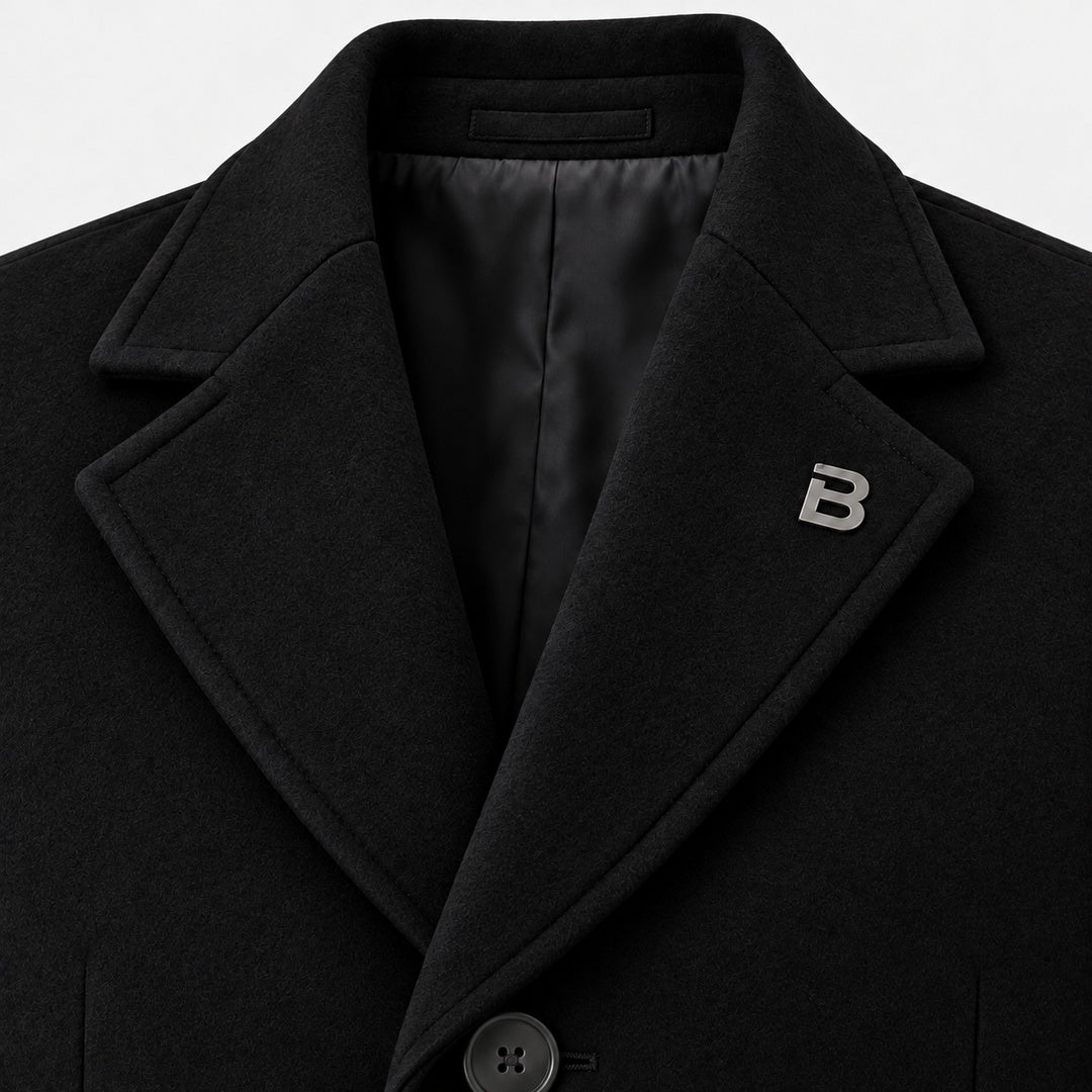BIMOOX Kavor Winterjacke – Schwarz – Detail
