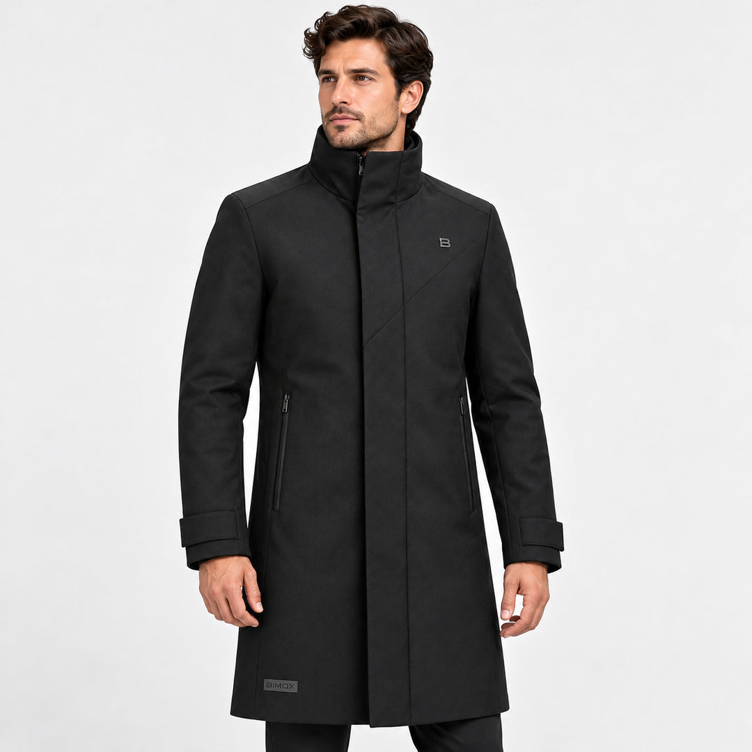 BIMOOX Velsaro Winterjacke – Schwarz – Model-Mann