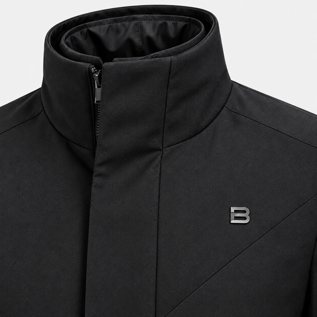 BIMOOX Velsaro Winterjacke – Schwarz – Detail