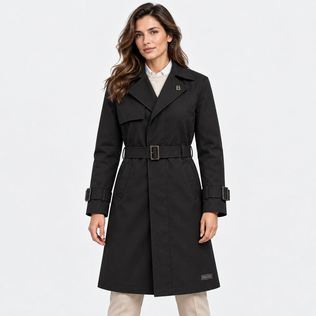 BIMOOX Morvella Winterjacke – Schwarz – Model-Frau