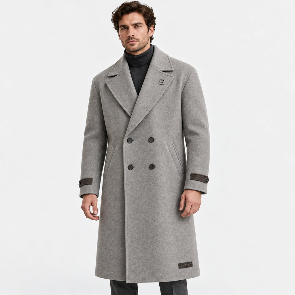 BIMOOX Ardovin Winterjacke – Grau – Model-Mann