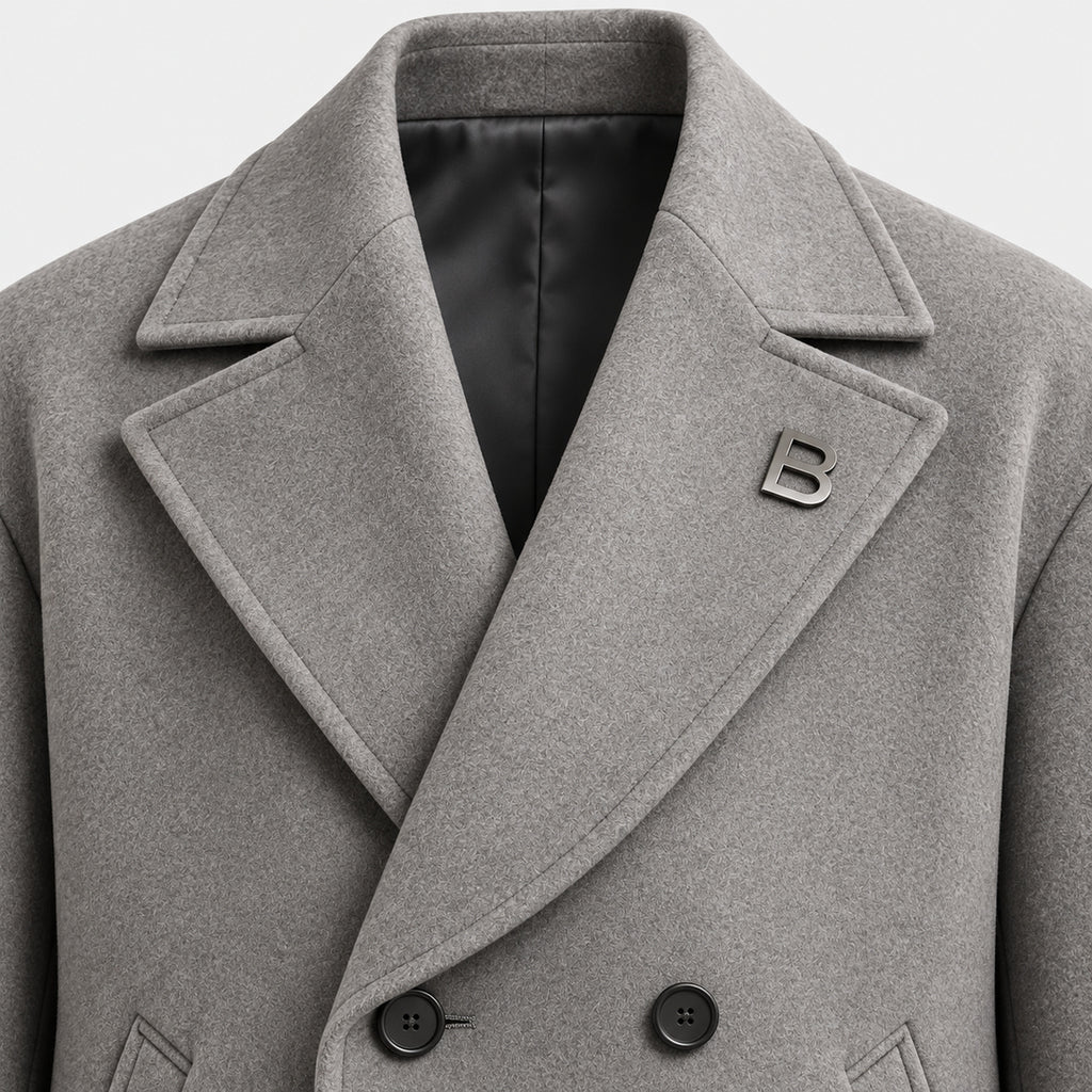 BIMOOX Ardovin Winterjacke – Grau – Detail