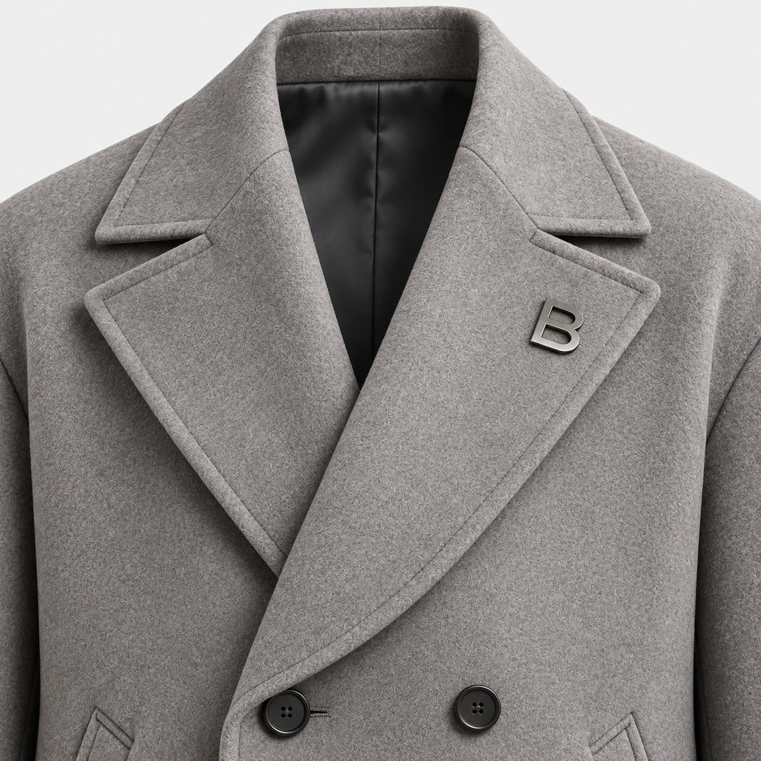 BIMOOX Ardovin Winterjacke – Grau – Detail