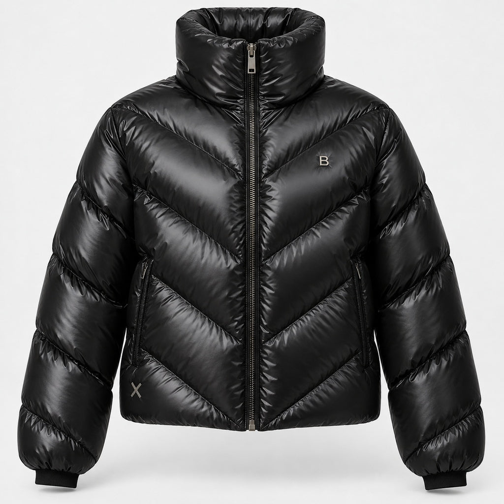 BIMOOX Zorven Winterjacke – Schwarz – Vorne