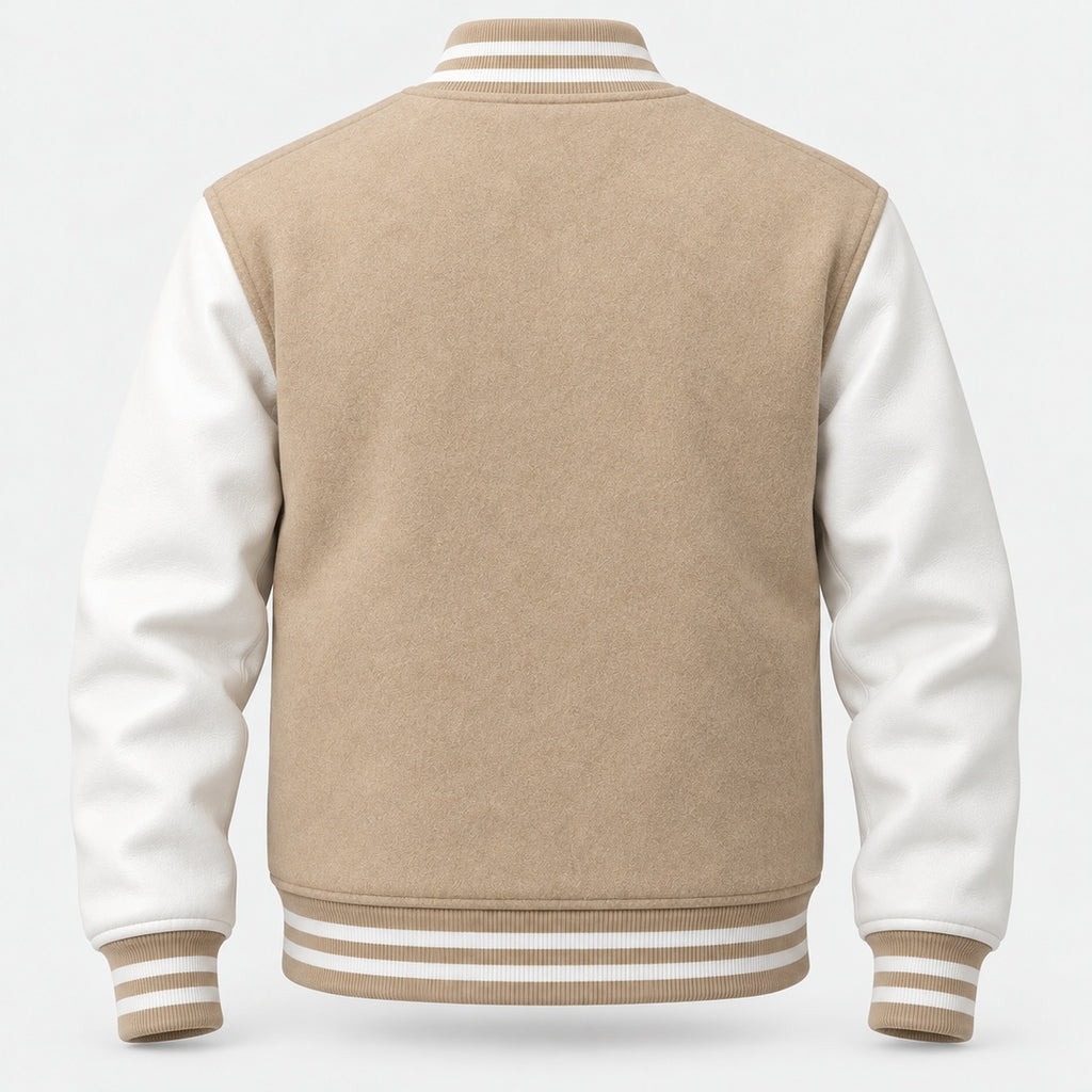 BIMOOX Caldris Winterjacke – Beige/Weiß – Hinten