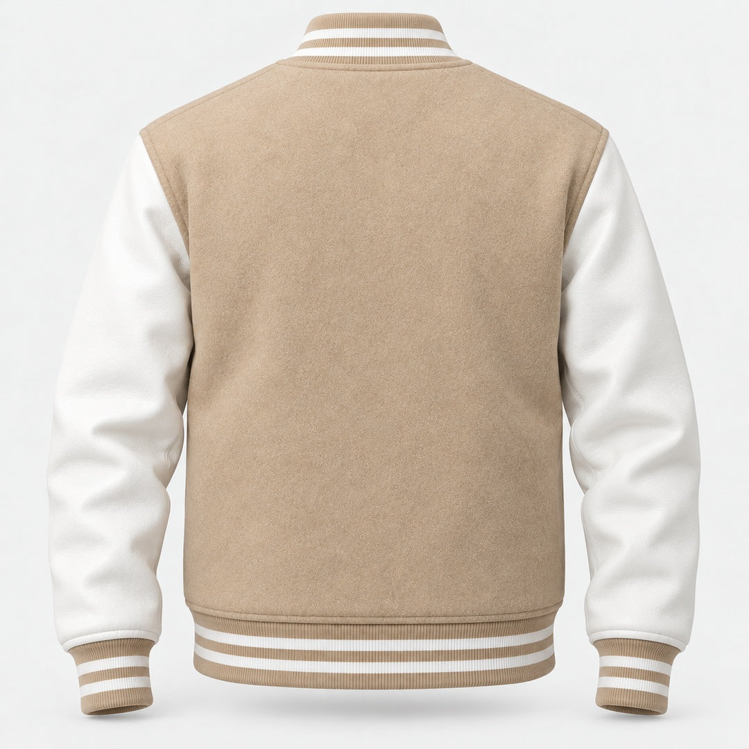 BIMOOX Caldris Winterjacke – Beige/Weiß – Hinten