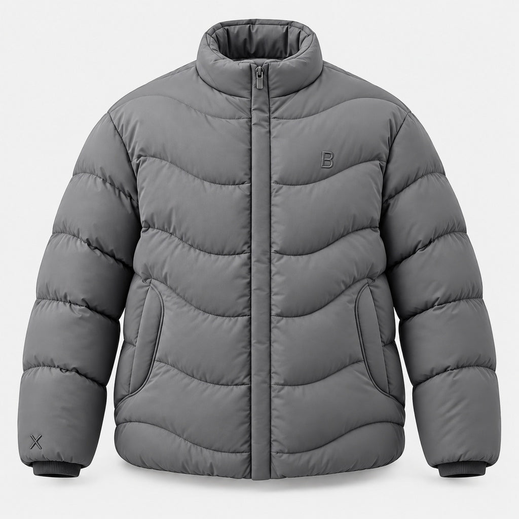 BIMOOX Novessa Winterjacke – Grau – Vorne