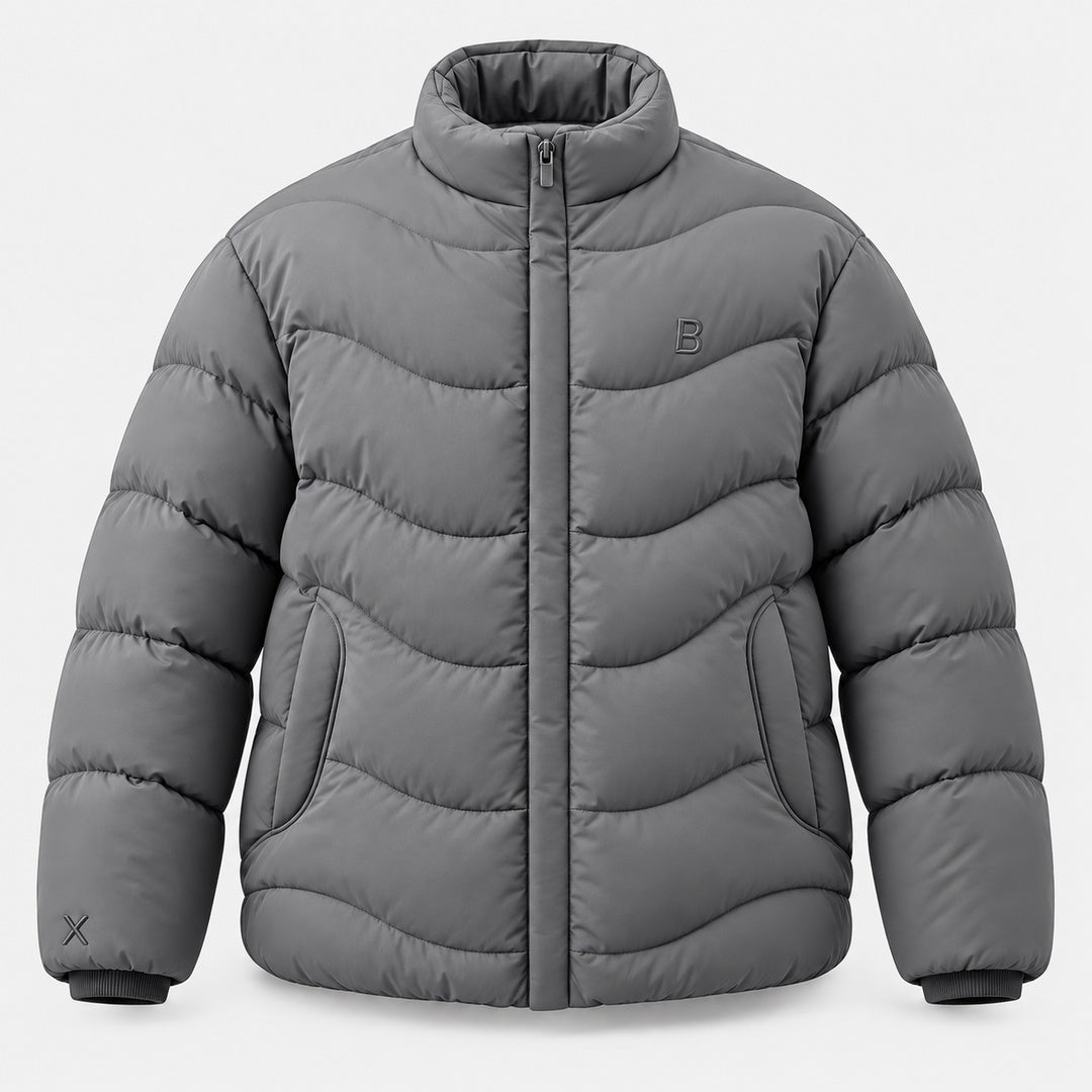 BIMOOX Novessa Winterjacke – Grau – Vorne