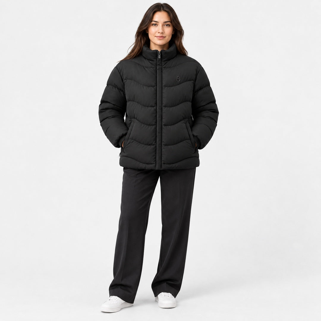 BIMOOX Novessa Winterjacke – Schwarz – Model-Frau