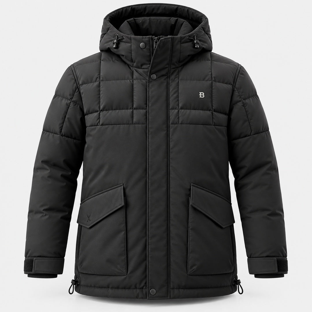 BIMOOX Torvian Winterjacke – Schwarz – Vorne