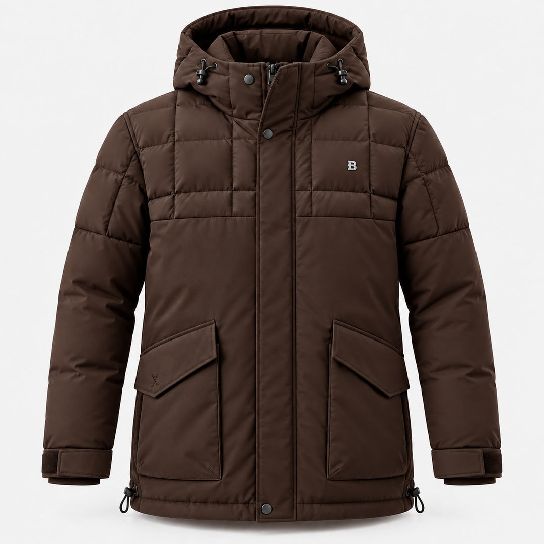 BIMOOX Torvian Winterjacke – Braun – Vorne