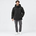 BIMOOX Torvian Winterjacke – Schwarz – Model-Mann