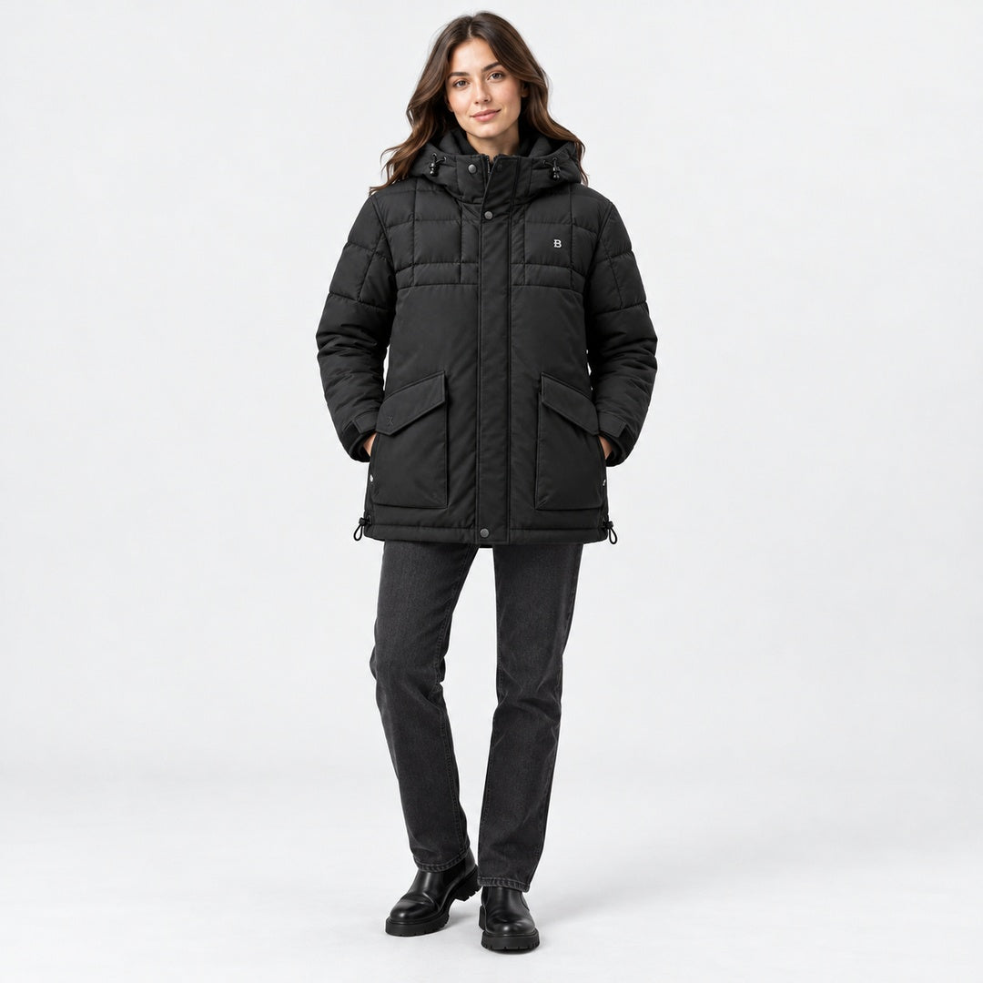 BIMOOX Torvian Winterjacke – Schwarz – Model-Frau